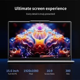Acmine Laptop - 15.6" FHD IPS - 16 GB RAM - 512GB SSD - Intel Alder Lake i7-6500U - Windows 11 - Vingerafdrukontgrendeling - Met AZERTY-Toetsenbordsticker - Grijs — thumbnail 2