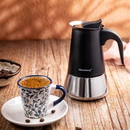 Klausberg Espressokoffiezetapparaat KB-7845 – 6 Kopjes – RVS – Geschikt voor Inductie - Espresso Maker - 300ml - Percolator — thumbnail 3