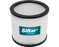 Sillar stofzuigerfilter, wasbaar, gaasversterkt filter, herbruikbaar, geschikt voor PARKSIDE PNTS serie, DEXTER, RYOBI stofzuigers, vervanging , 1stuck