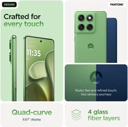 Motorola Edge 60 - 256GB - Shamrock Green (Groen) — thumbnail 3