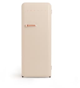CREATE - Koelkast in retrostijl - Zand - Handvat Roségoud - FRIDGE RETRO 281L — thumbnail 1