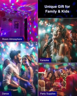 DJ Light • Disco • Reageert op Geluid • RGB • DJ Gear • DJ Stage • Feestlicht • Patronen • Dansvloer — thumbnail 3