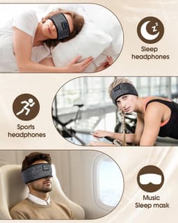 RFWR® Draadloze Slaap Hoofdtelefoon met HD Geluid en Comfortabele Hoofdband — thumbnail 7