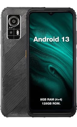 AGM H6 Lite – Robuuste Android Smartphone met 6.56" HD+ Scherm, IP68 Waterdicht & 13MP Camera – Dual SIM – 4G – 4GB+64GB — thumbnail 1