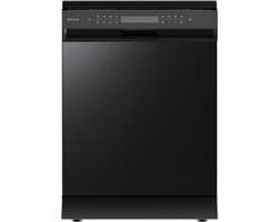 Wiggo WD-F6148B(DX) - Vrijstaande Vaatwasser - 60cm - 14 Couverts - 6 wasprogramma's - Energielabel B - 5 jaar garantie - Zwart Rvs