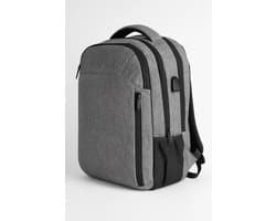 Laptop Rugzak 15 inch - 3 grote vakken 28L - Stoere ritsen! - Type K15 Laptoptas -Voor Heren en Dames