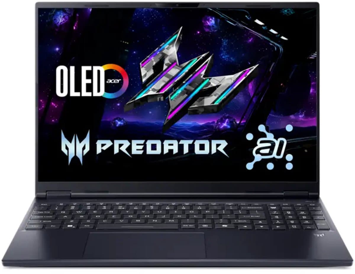 Acer Predator Helios Neo 16S AI PHN16S-71-94ZA Intel Core Ultra 9 275HX Laptop 40,6 cm (16") WQXGA 32 GB DDR5-SDRAM 1 TB SSD NVIDIA GeForce RTX 5070 Wi-Fi 6E (802.11ax) Windows 11 Home Zwart — afbeelding 1