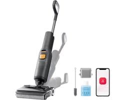 Roborock F25 XT Draadloze Wet & Dry stofzuigers-Steelstofzuigers -Nat Droog Stofzuiger - 20000Pa-AI-hulp - 90°C Zelfreiniging - 5min Droog - 4 Standen - Automatisch schoonmaakmiddel-Vuilherkenning - 180° Plat - App