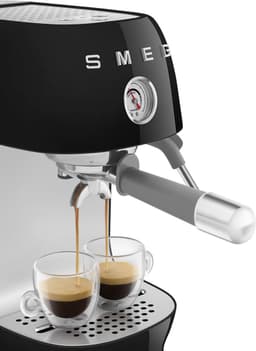 SMEG ECF03BLEU - Handmatige espressomachine - Cold Brew - Zwart — thumbnail 4