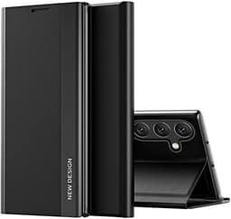 Hurtel Sleep Case Pro - Book Case - Samsung Galaxy A56 - Zwart - Met Standfunctie — thumbnail 3