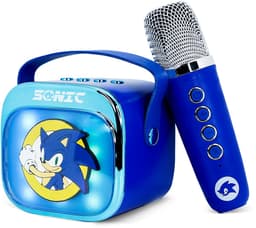 Sonic the Hedgehog - karaoke set voor kinderen - draadloze microfoon en speaker - met lichteffecten - stemvervorming — thumbnail 1