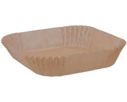 Airfryer Mand Quid Naturalia Papier 23 x 4,5 cm 50 Stuks