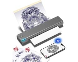 DD® Tattoo Stencil Printer - Thermische Printer - Tattoo Printer - 35x7x4cm - Grijs