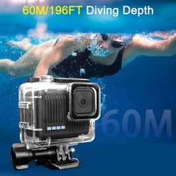 Geschikt voor 148 FT/45M onderwater waterdichte duikbehuizing Gopro Hero, beschermende duikbehuizing met Mount Hero 4K-accessoireset — thumbnail 3