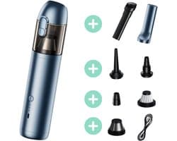 Purgato - Auto Stofzuiger - 2 in 1 Zuig- en Blaasfunctie - Draadloos - 16000Pa - Kruimeldief - USB