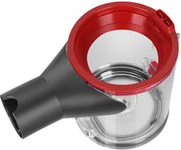Cuhostki - 1 Stuk Stofbak voor Dyson V8 V7 - Transparant + Rood + Zwart - Vervangend Stofemmer voor Dyson V7 (SV11) V8 (SV10) - Handheld Draadloze Stofzuiger Accessoire — thumbnail 3