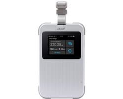 Acer Connect M6E - Portable Mifi Router - Mobiele Hotspot - 5G - WiFi 6E - Dual-band - Nano SIM - SIMO - inclusief 20 GB - tot 32 apparaten - ideaal voor onderweg of op de camping