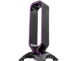 Trust GXT 265 Cintar RGB Headset Standaard - Gaming headset houder – Koptelefoon standaard – RGB-verlichting – Zwart