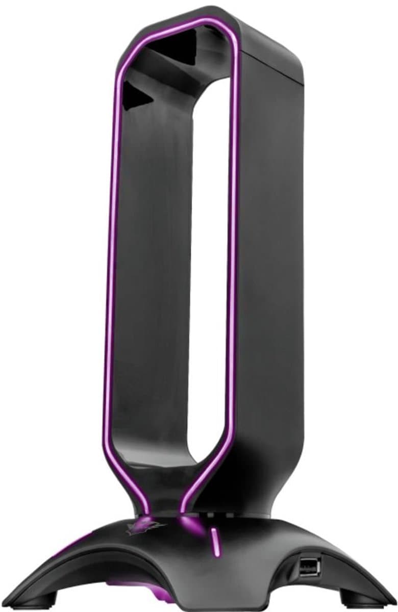 Trust GXT 265 Cintar RGB Headset Standaard - Gaming headset houder – Koptelefoon standaard – RGB-verlichting – Zwart — afbeelding 1