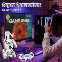 Allecto Plus - Acryl Hoofdtelefoonstandaard 3 Tier Gaming Controller Houder - Xbox ONE PS5 PS4 Switch - Game Gear Organizer - Headset Stand - Accessoires - 2 Stuks — thumbnail 4