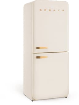 CREATE - Koelkast in retro stijl - Gebroken wit, Hout - FRIDGE RETRO COMBI 401 L — thumbnail 3