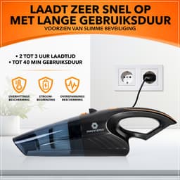 Innovixpro® Kruimeldief – Kruimeldief met steel – Nat&Droog – Handstofzuiger – 17000Pa ! – ExtremeZuigkracht – Kruimeldief snoerloos – Kruimelzuiger – Autostofzuiger – Incl 4 filters – Jouw ultieme schoonmaakpartner – Nat&droog – InclusiefReistas — thumbnail 4