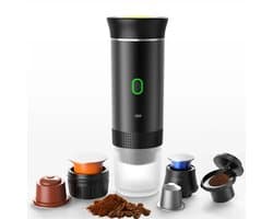 Klikkopers® - Draagbare koffiemachine 3 in 1 - 120 ML Oplaadbaar - Draagbaar koffiezetapparaat - Camping gadget