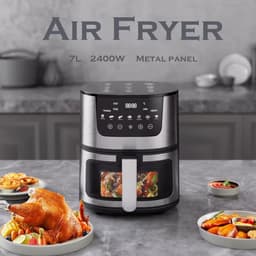 OEM/ODM Electric 7 L Oil Free Air Fryer With Viewing Window Home Use Portable Smart Digital Commercial Air Fryers for Kitchen — thumbnail 3