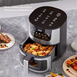 OEM/ODM Electric 7 L Oil Free Air Fryer With Viewing Window Home Use Portable Smart Digital Commercial Air Fryers for Kitchen — thumbnail 2