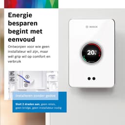 Bosch EasyControl slimme thermostaat - zwart (bedraad) — thumbnail 4