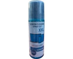 Grundig XXL Schermreinigingsset 350ml – Incl. Microvezeldoek - LCD TV - PLASMA TV - COMPUTER - LAPTOP - CAMERA - MOBILE PHONE