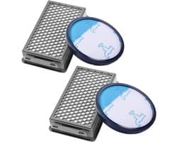 4 stuks - filters geschikt voor Rowenta ZR005901 Moulinex Tefal Compact Power Cyclonic stofzuigers