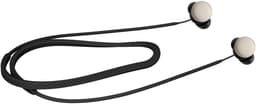 kwmobile Strap Compatible with Google Pixel Buds Pro 2 - Silicone Cord Holder for Wireless Earphones - Black — thumbnail 1