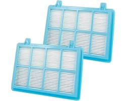 Multaparts® HEPA 11 Filter geschikt geschikt voor Philips - set van 2 stuks - | O.a. voor Philips PowerPro Compact, PowerPro City, PowerPro Active, 3000 serie, 5000 serie| Voor stofzakloze stofzuigers | Vervanger voor FC8010/01