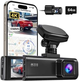 Redtiger F7N Pro 4K Wifi GPS 2CH 64GB — thumbnail 1