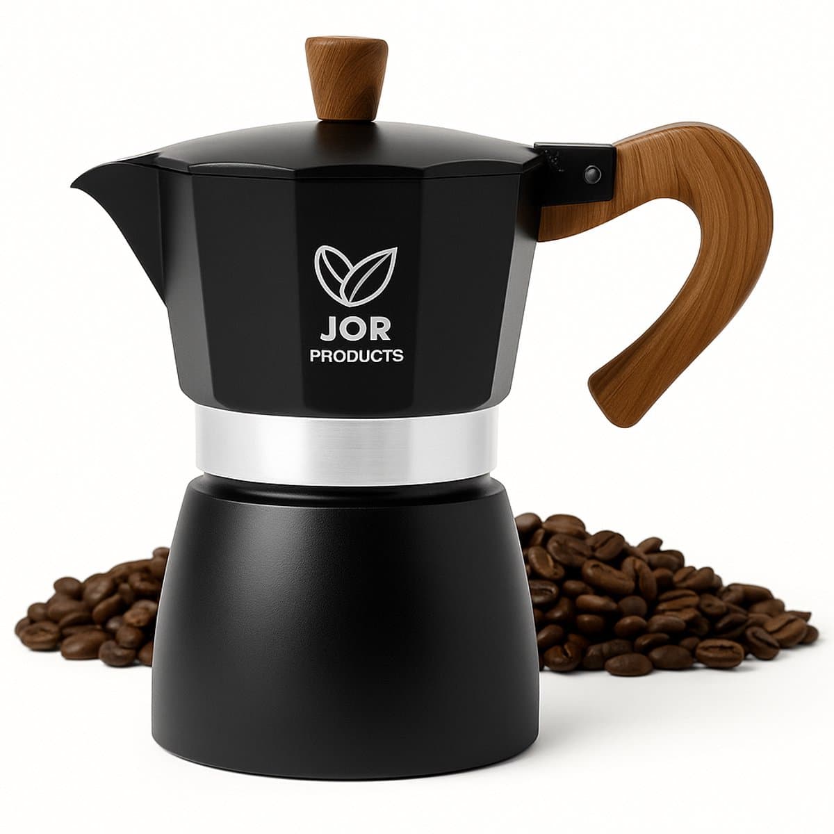 JOR Products® Percolator + Inductieplaat - Koffiezetapparaat - Koffiemachine - Koffiebonen - Koffie - Camping - Reizen - Travel - Espresso — afbeelding 1