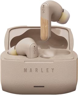 House of Marley Trenchtown ANC Draadloze Oordopjes - Oortjes Draadloos - Bluetooth - 24 uur Batterijduur - Hybrid Active Noise Cancelling - Eco Friendly Design - Cream — thumbnail 1