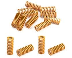 8mm OD 20mm Lange Licht Belasting Compressie Mold Die Lente Geel voor 3D Printers - 10 STKS