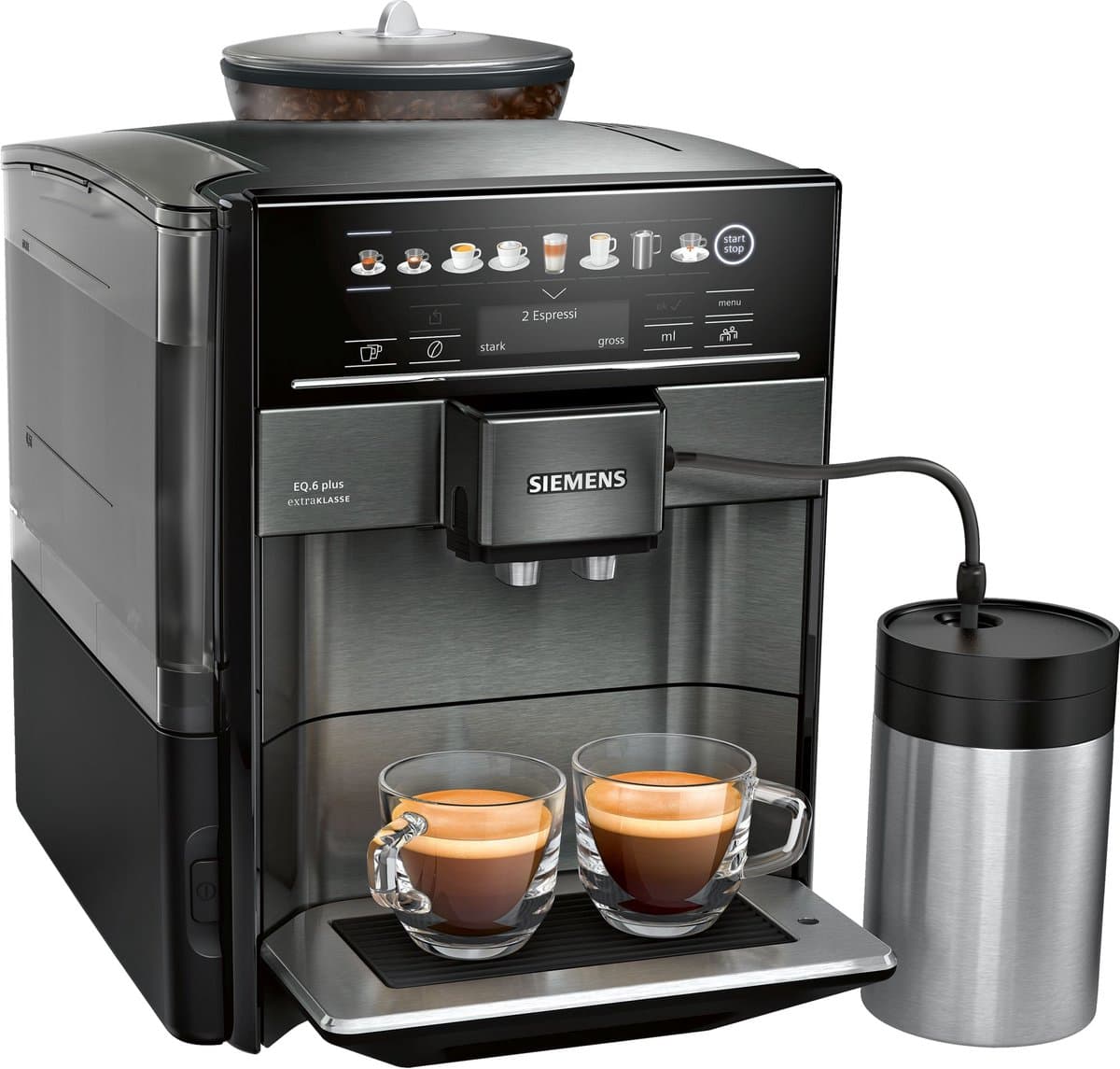 Siemens EQ6 plus - TE657F09DE - Espressomachine - Koffiemachine met bonen — afbeelding 1