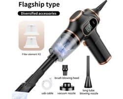 Draadloze Auto Stofzuiger - Huishoudapparatuur Bank Kantoor -kruimeldief - blazer - Krachtige Huishoudelijke Reinigingsmachine - Mini Vacuüm Tapijtreiniger