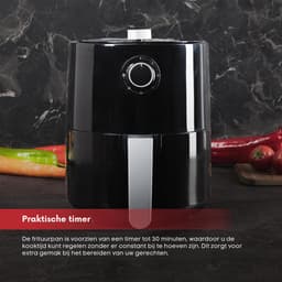 AMA® Mini Airfryer - Kleine Friteuse - Frituese - met Tefloncoating - 2.5L — thumbnail 7