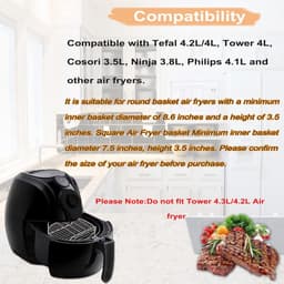 Airfryer-rek Airfryer-accessoire met 4 spiesen — thumbnail 3