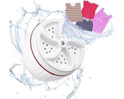 Draagbare Wasmachine USB Opladen Ultrasone Wasmachine Machine Fit Voor Wasserij Emmer Wastafel Badkamer Wastafel