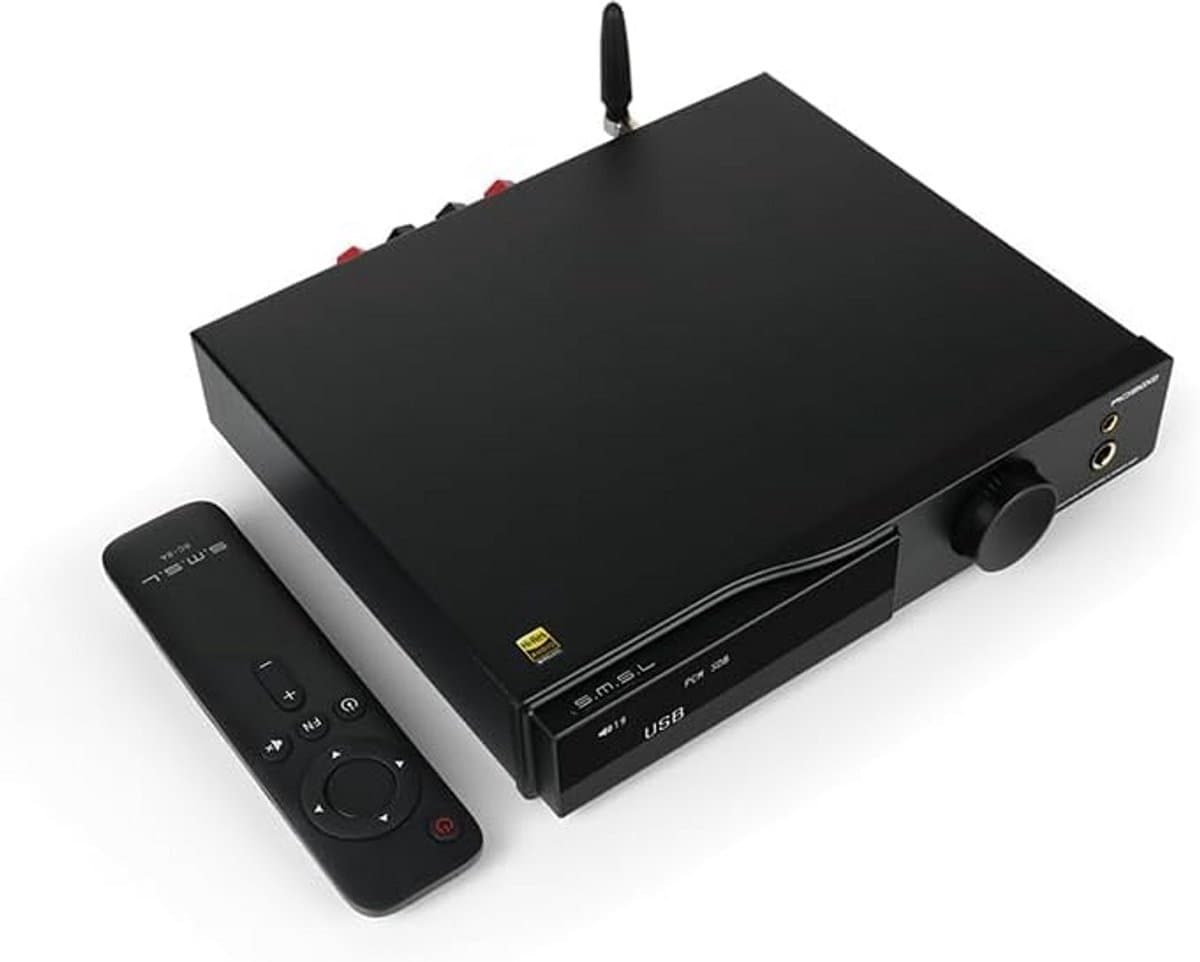 Krachtige Klasse D Versterker met Bluetooth 5.1 en Hoge Resolutie Audio DAC — afbeelding 1