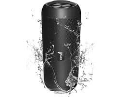 Draagbare Bluetooth Speaker 30W met 360° HD Stereo Geluid en 30 Uur Speeltijd (Zwart)