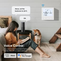 Slimme Wifi Thermostaat voor Elektrische Verwarming - Wekelijks Programmeerbaar — thumbnail 3