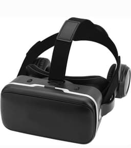 Virtual Reality bril met hoofdtelefoon voor Android en iOS-telefoons - 3D VR ervaring - Geschikt voor 35-60 inch schermen — thumbnail 1