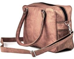 Laptop Tas 15 inch “Cabrera” 34 × 25 × 10 cm Echt Leer Satchel Tas Once Doce® Urban Chique – model nr 0078