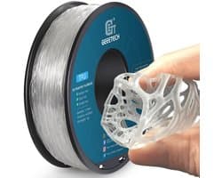 TPU filament 1,75 mm voor 3D-printers - 1 kg transparant
