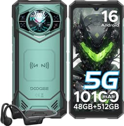 DOOGEE S200 X 5G VIP - Smartphone - Robuuste Smartphone - 48 GB RAM + 512 GB ROM / 2 TB TF - Android 16 - 10100 mAh / 33 W - 6,72 inch FHD+ 120 Hz-scherm - 100 megapixelcamera + 1,32 inch AMOLED - NFC- WiFi 6 - Gezichtsherkenning - GPS - Groen — thumbnail 1